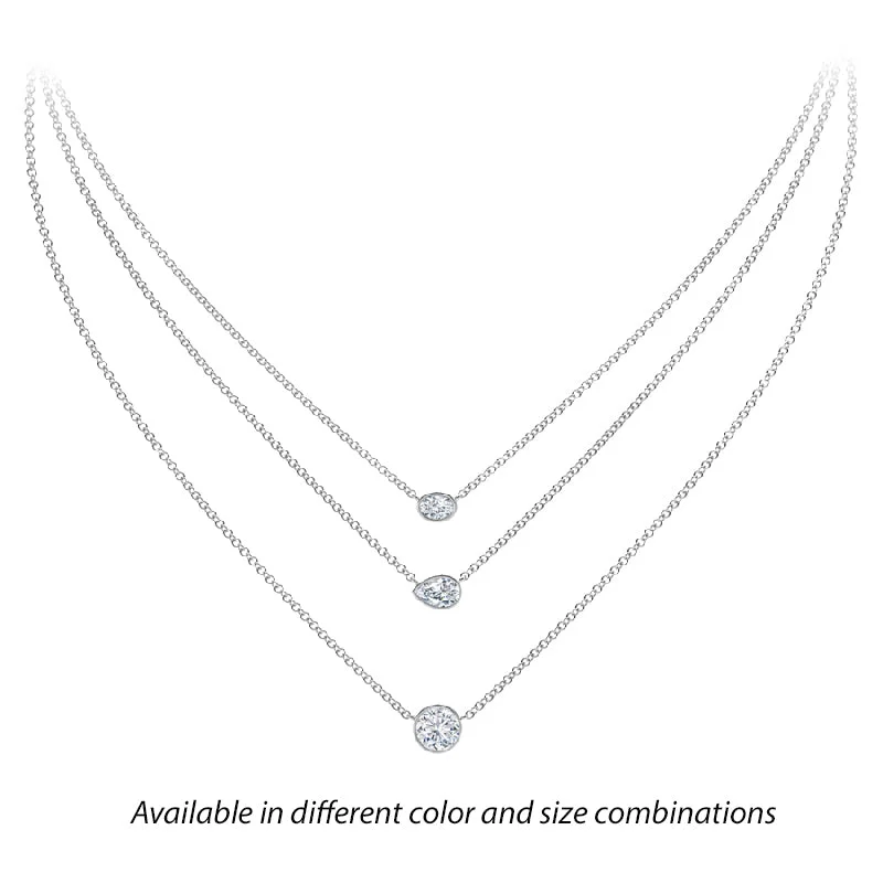 gold necklaces for anniversaries -Forevermark Tribute™ Diamond Necklace Set