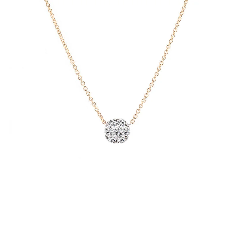 silver necklaces for casual wear -Harmony Jewel Collection Diamond Necklace, 1ct Look