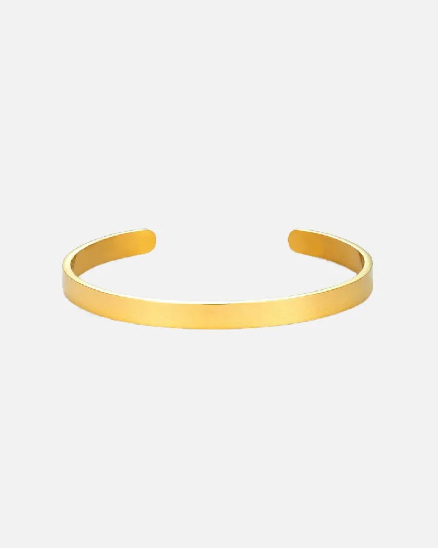 gold necklaces for mother's day -"LUMINEX" CUFF BRACELET - GOLD