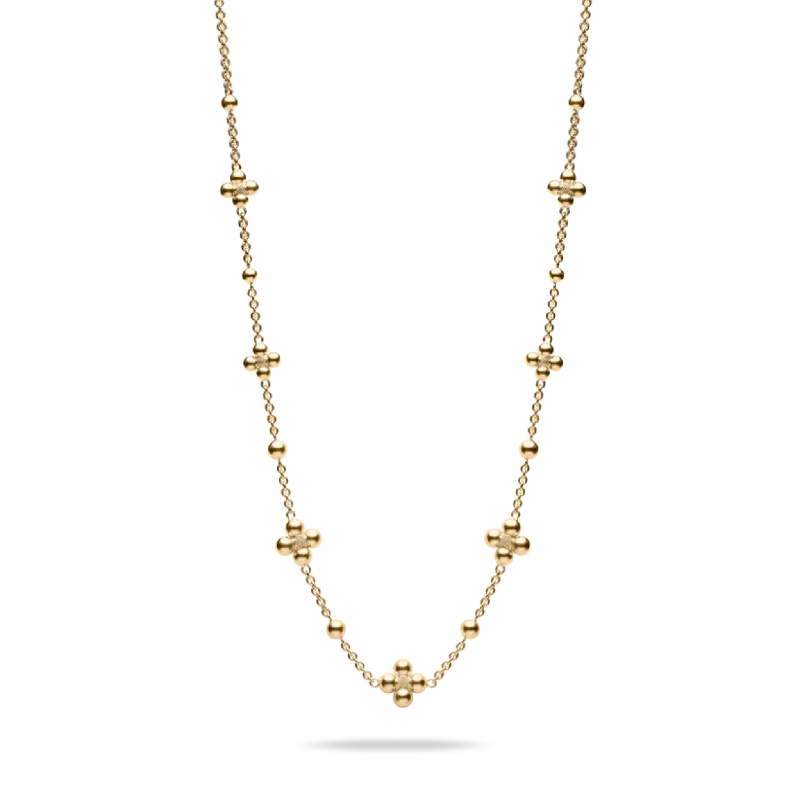 luxury heart necklaces for women -Paul Morelli Golden Sequence Necklace