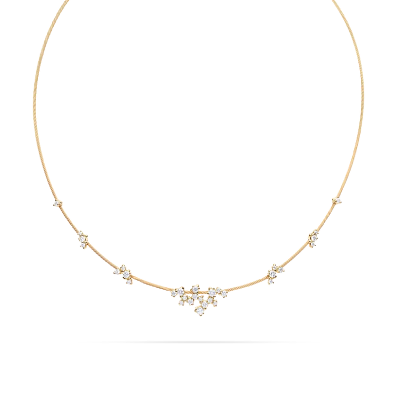 pearl necklaces with delicate chains -Paul Morelli Single Unity Confetti Necklace