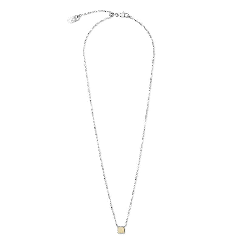 diamond necklaces for luxury weddings -Birthstone November Necklace Citrine Silver