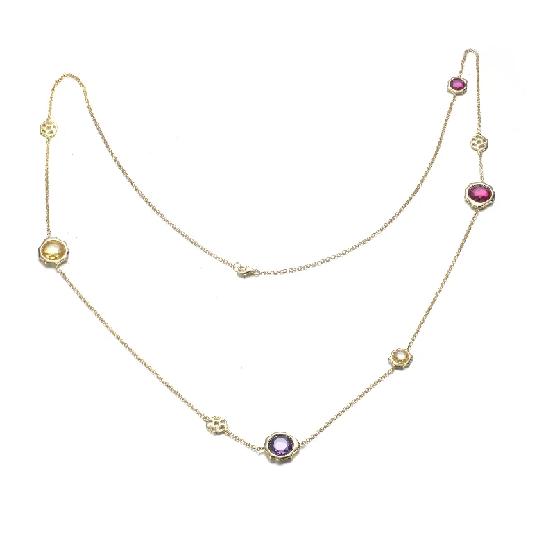 personalized necklaces with gemstones -Jeanne Midi Chain Necklace