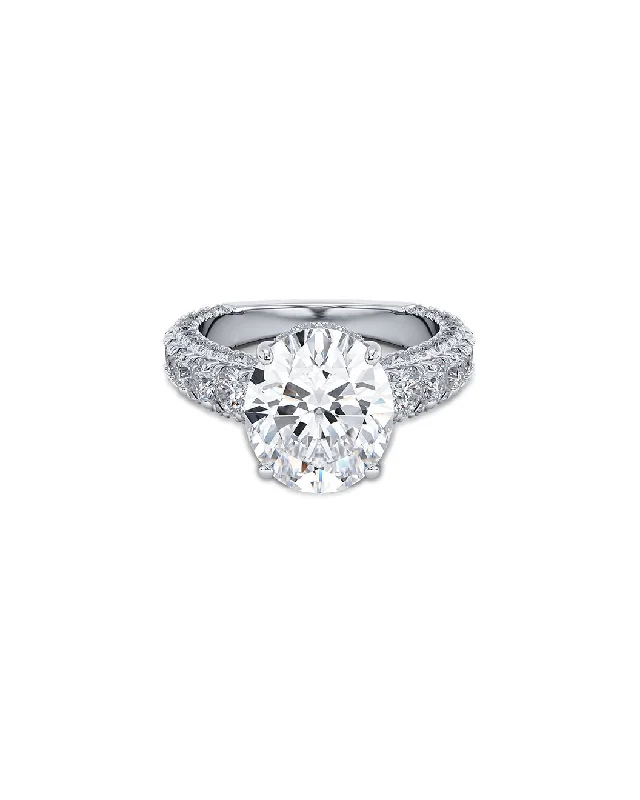 elegant wedding bands for women -4.00 Carat Certified Engagement Ring F Color Vs2 In Clarity