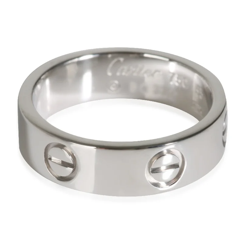 rings for engagement proposal -Cartier Love Ring (White Gold)