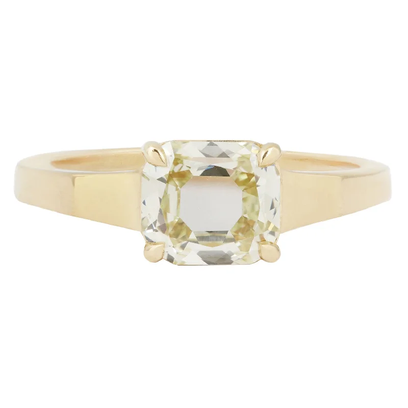 simple wedding bands with diamonds -Gilded Diamond Mirage Ring