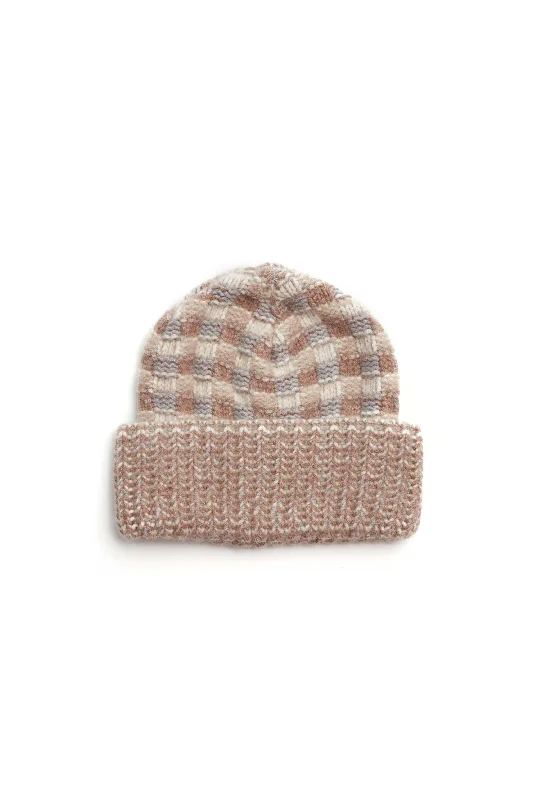 stylish wedding rings for women -Kaja Knit Hat in Multicolor Cashmere