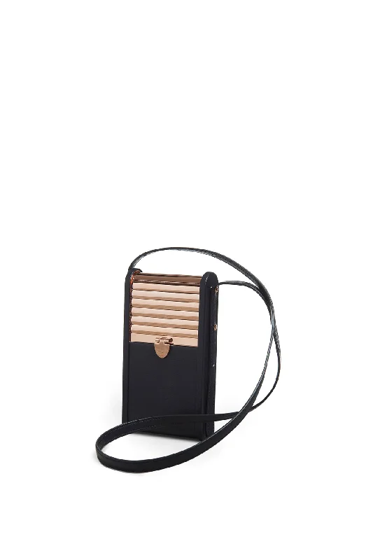 engagement rings for women with diamonds -Mabel Crossbody Phone Case in Navy Nappa Leather