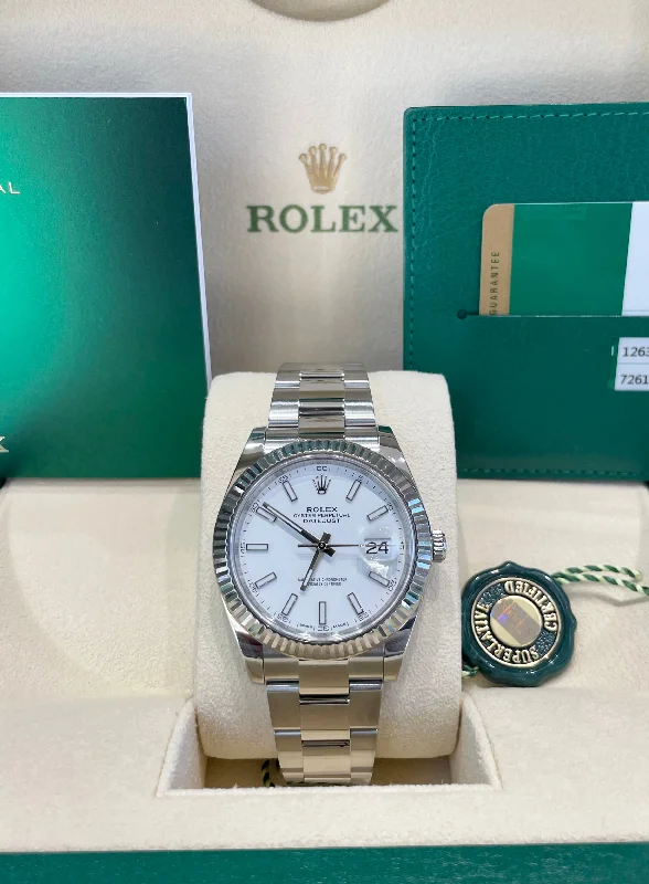 smartwatches with fitness tracking for seniors -2019 Rolex Datejust 41 126334