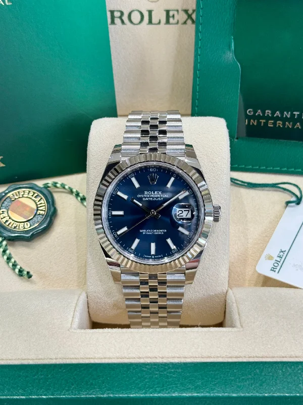 solar watches for outdoor enthusiasts -2020 Rolex Datejust 41 126334