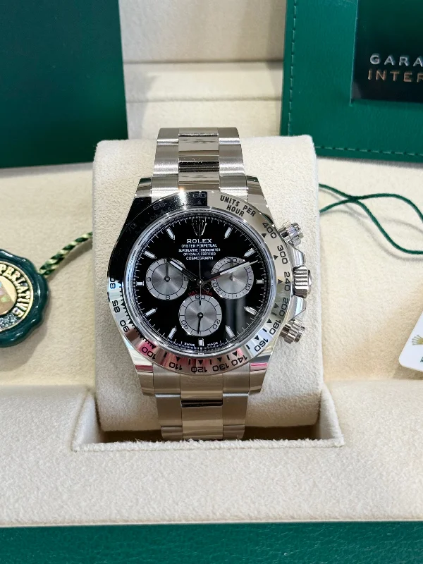 chronograph watches for men with date and time zones -2024 Rolex Daytona 126509