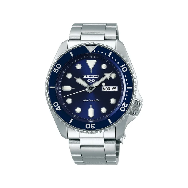 sporty watches for men with altitude meters -5 Sports Blue Dial, 42.5mm SRPD51