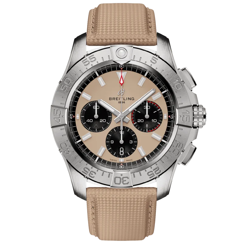 vintage-inspired watches for men with retro style -Breitling Avenger B01 Chronograph Sand Dial Men 44mm