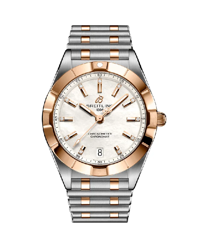 elegant watches for women with silver bands -CHRONOMAT 32