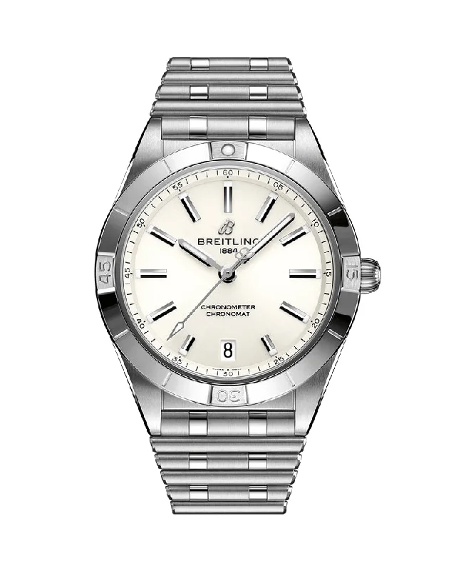 silver-tone watches for women with sleek design -CHRONOMAT AUTOMATIC 36