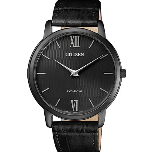 casual watches for men with sports functionalities -Citizen Eco-Drive Black Dial Men 39mm AR1135-10E