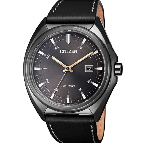 solar-powered watches with minimalist dials -Citizen Eco-Drive Grey Dial Men 41.9mm AW1577-11H