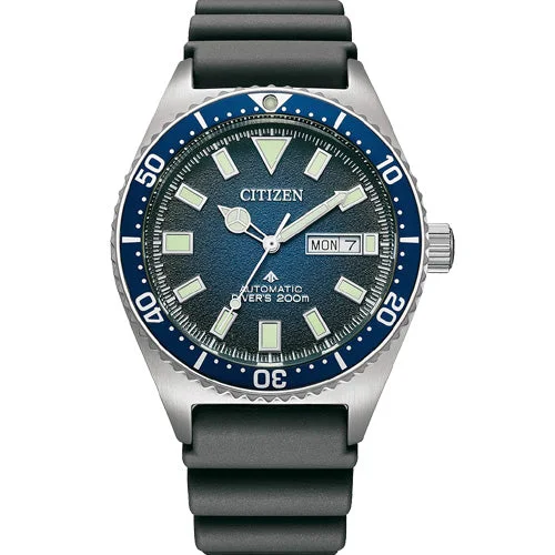 sleek wristwatches for women with modern designs -Citizen Promaster Blue Dial Men 41mm NY0129-07L