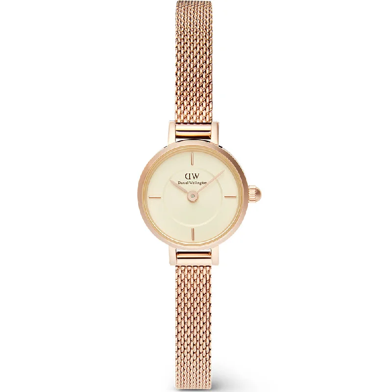 sleek digital watches for women with fitness tracking -Daniel Wellington DW00100741 Petite Mini Champagne Melrose