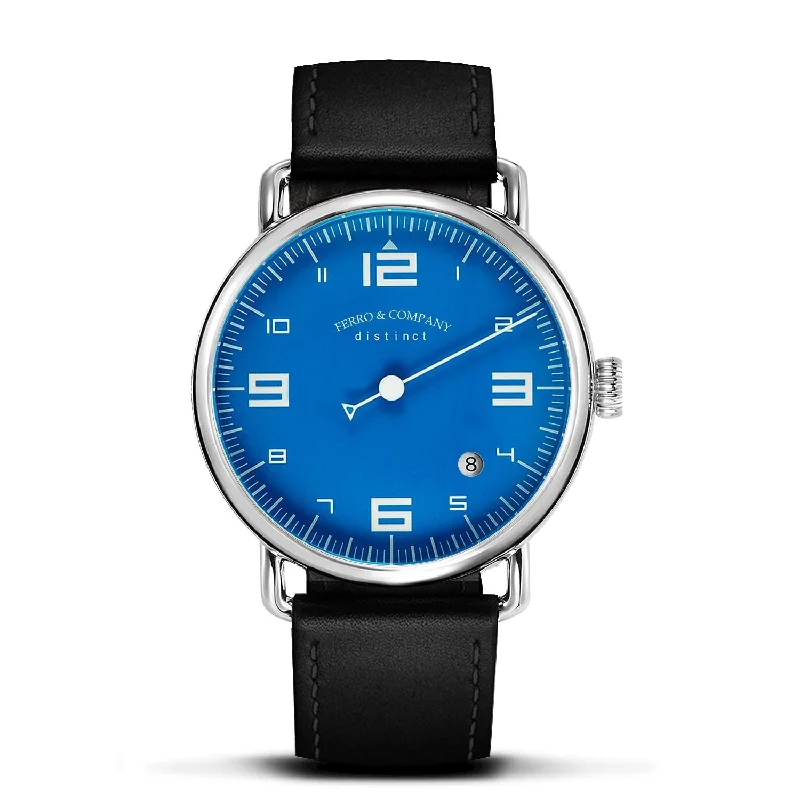 custom engraved watches for gifts -Distinct 2  Blue