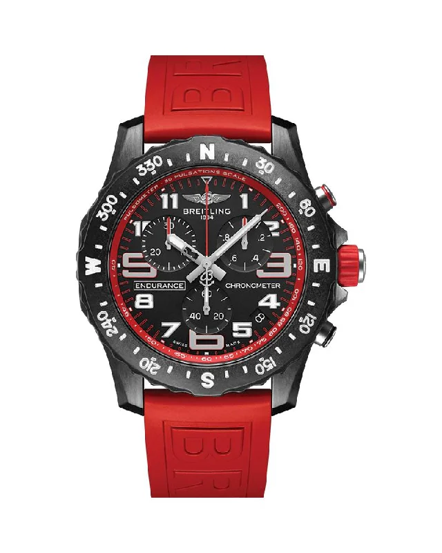 classic chronograph watches for men with leather straps -ENDURANCE PRO