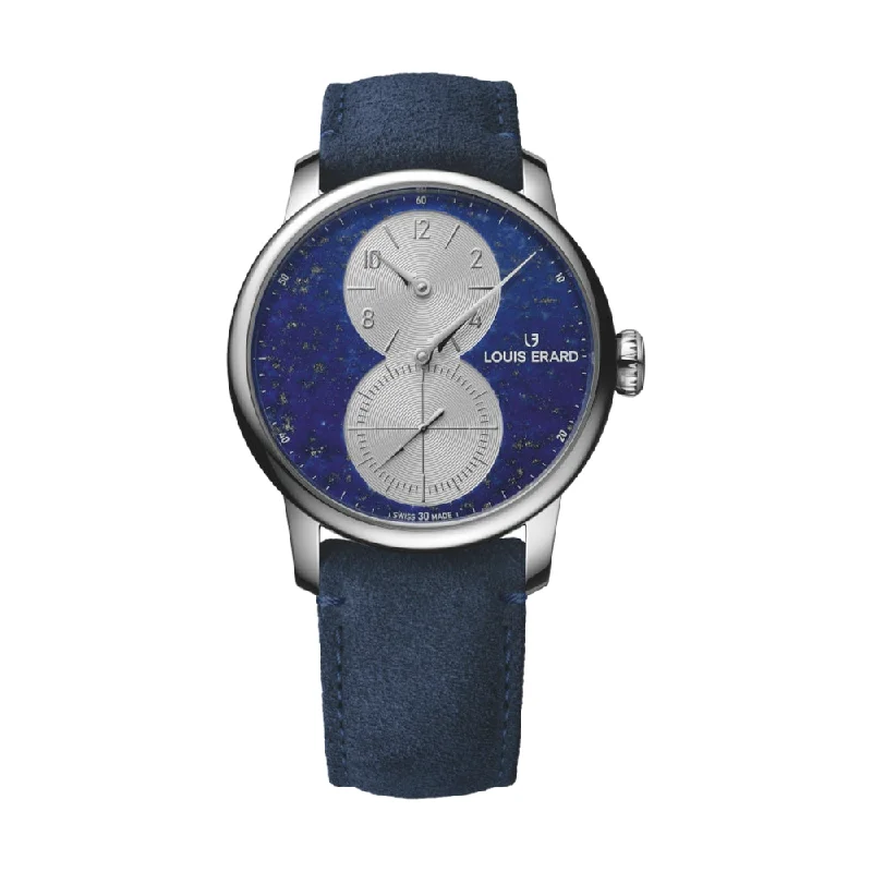 waterproof sport watches for athletes -Excellence Regulateur Lapis Lazuli