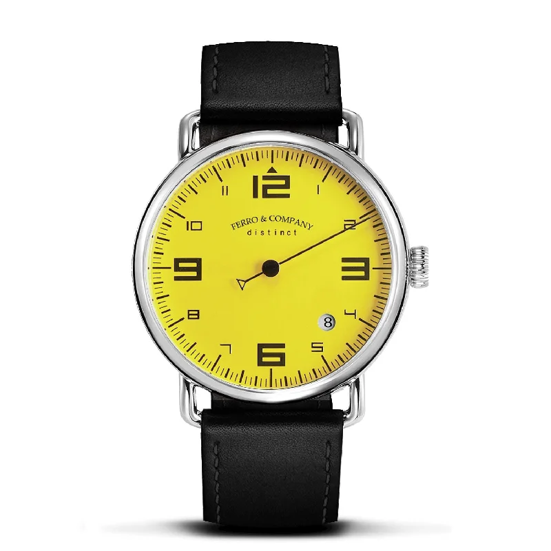 luxury watches for men with skeleton dials -Distinct 2 Yellow