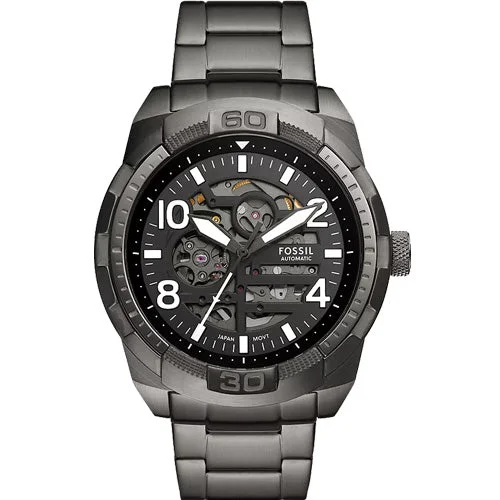 affordable smartwatches for fitness tracking -Fossil Bronson Black Dial Men 48mm