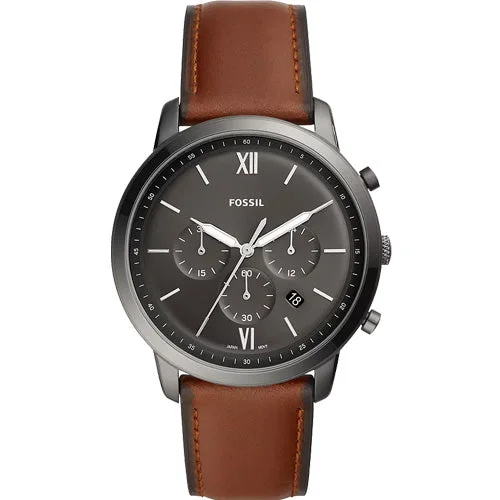 military-style watches for men with tactical features -Fossil Neutra Grey Dial Men 44mm