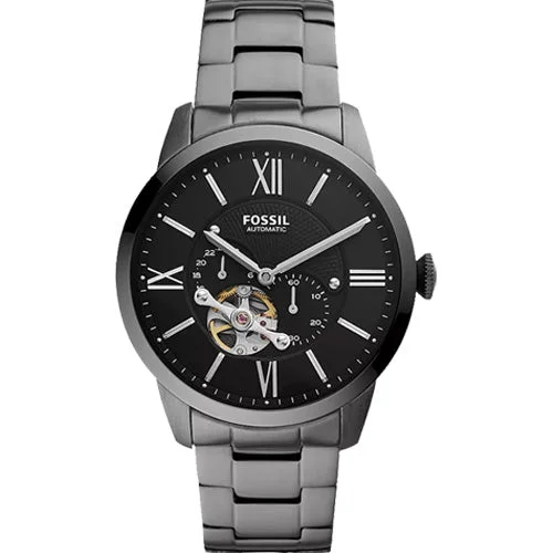 custom logo watches for corporate gifts -Fossil Townsman Black Dial Men 44mm