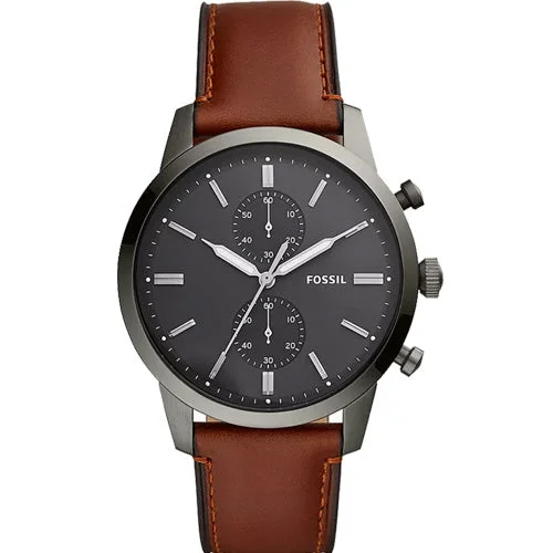 customizable watches for corporate branding -Fossil Townsman Grey Dial Men 44mm