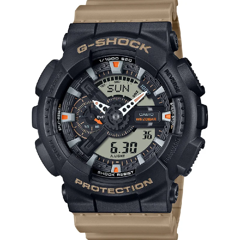 waterproof sport watches for athletes -G-Shock GA110TU-1A5 Two-Tone Utility