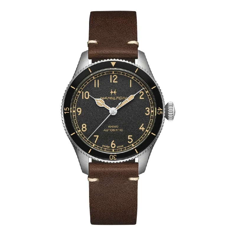 solar watches for outdoor enthusiasts -Khaki Aviation Pilot Pioneer 38mm