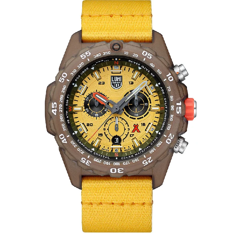 high-tech smartwatch with ECG for fitness -Luminox XB3745ECO Bears Grylls Survival ECO Master