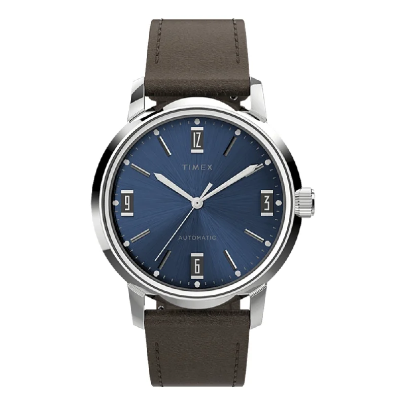 high-end mechanical watches for collectors -Marlin Automatic 40mm Blue Dial