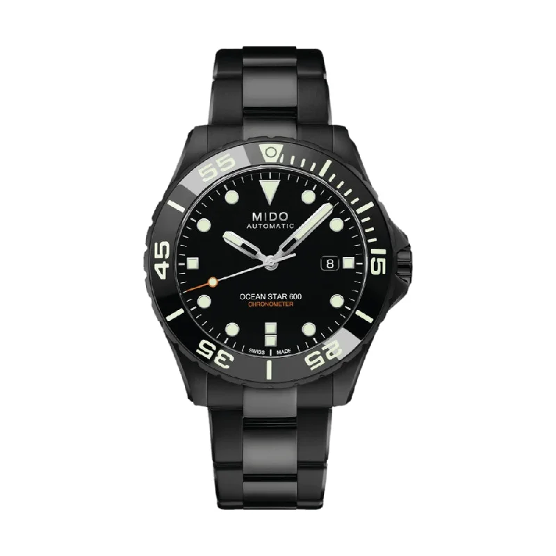 stylish watches for women with diamond-studded dials -Ocean Star 600 Chronometer Black DLC