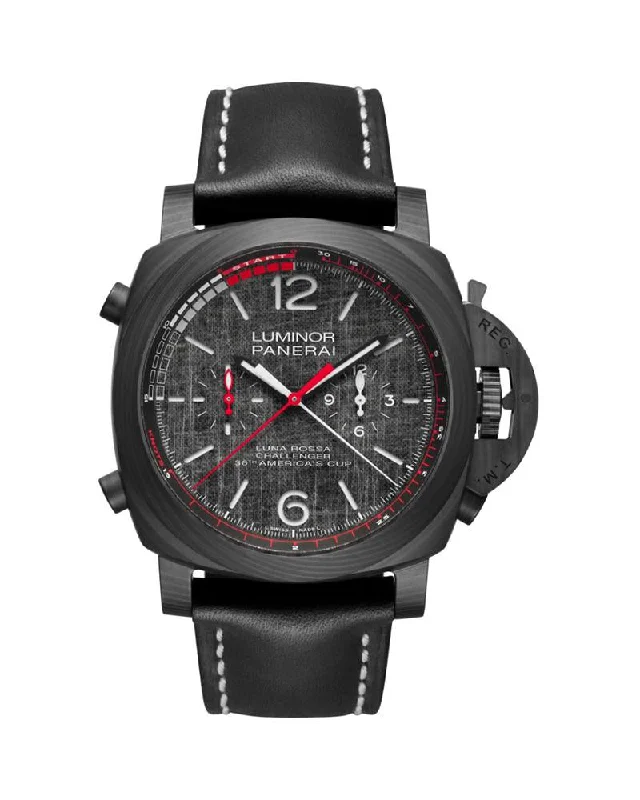 luxury smartwatches for men with touch screen -PANERAI LUMINOR LUNA ROSSA REGATTA, 47 MM, CARBOTECH