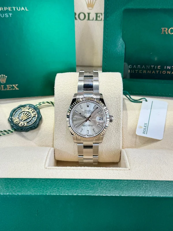 elegant gold watches for women with mesh straps -2023 Rolex Datejust 31 278274