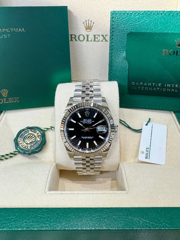 high-end watches for women with sapphire crystals -2023 Rolex Datejust 41 126334