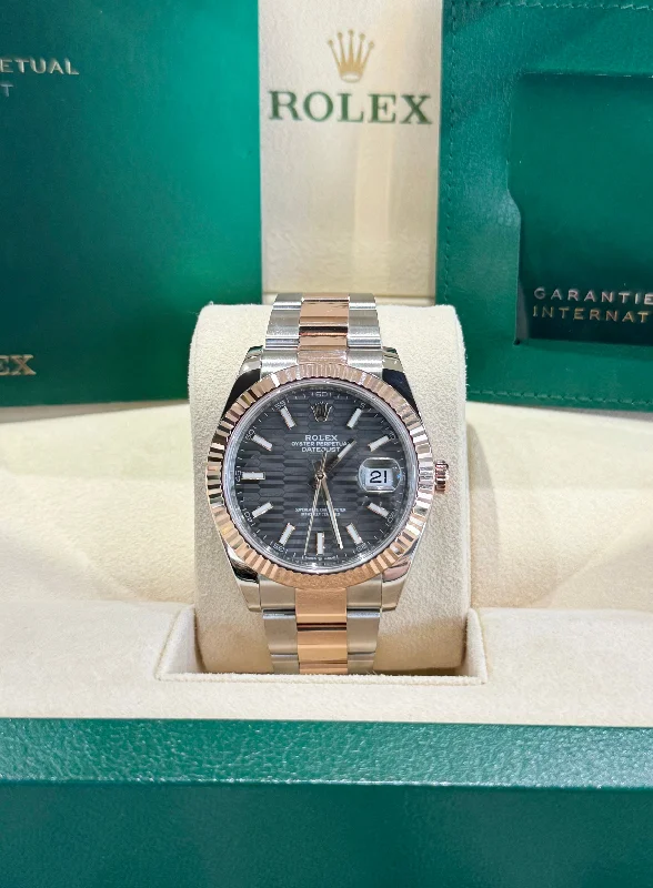 men’s watch with chronograph and date feature -2022 Rolex Datejust 41 126331