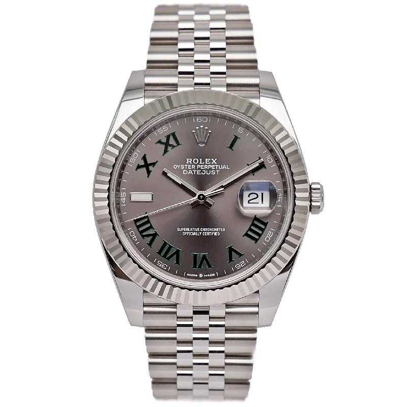 customizable sport watches for athletes -Rolex Datejust 41 Stahl 126334 - 2024 UNGETRAGEN