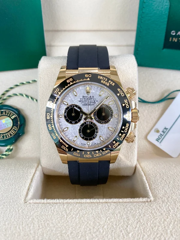 designer wristwatches for men with minimalist dials -2023 Rolex Daytona 116518