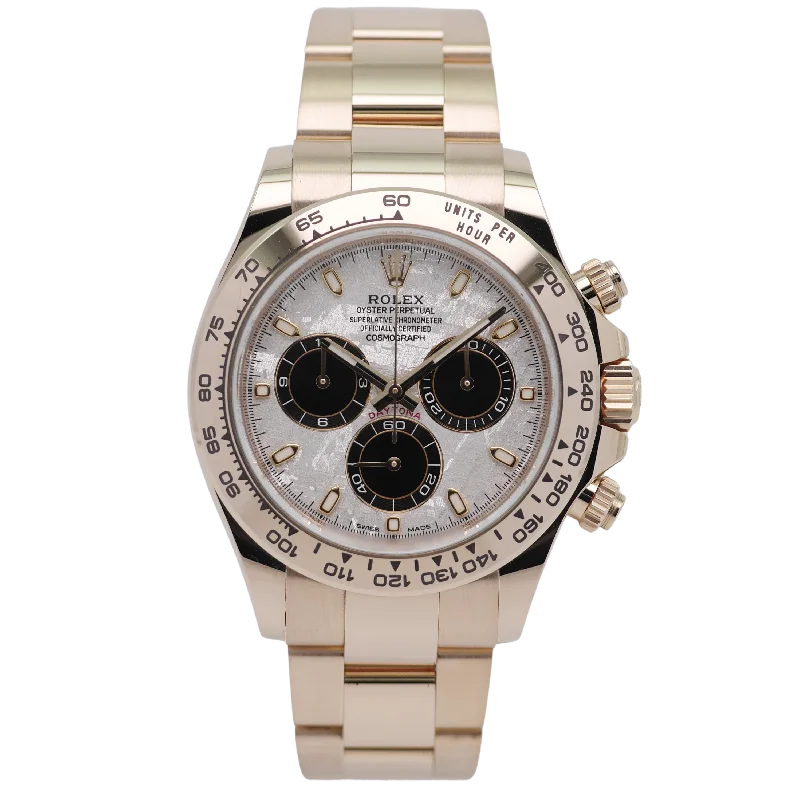 elegant dress watches for women with gold bands -Rolex Daytona "Meteorite-Dial" Roségold 116505 - 2022