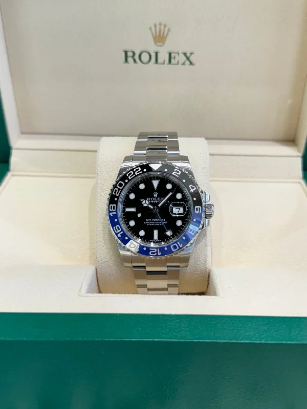 affordable luxury watches for men with chronograph -2021 Rolex GMT-Master II Batman 126710BLNR