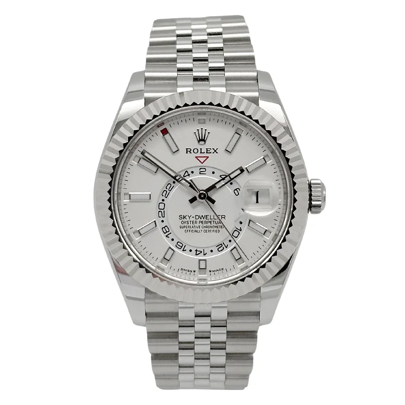 stylish sports watches with fitness tracking for women -Rolex Sky Dweller Stahl 336934 - 2023