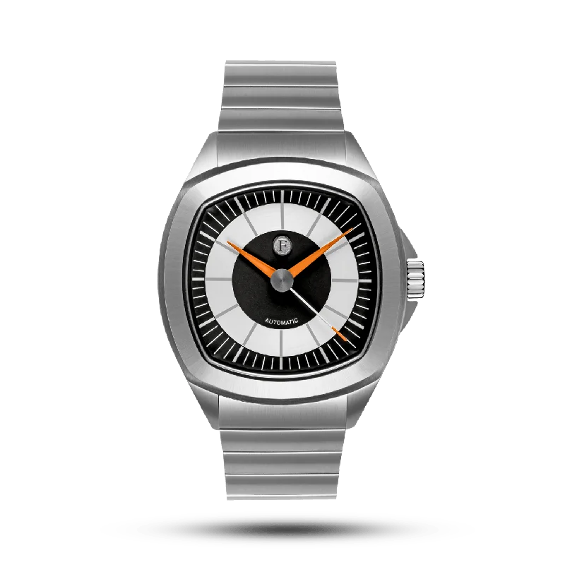 oversized watches for men with bold designs -TIME MASTER 70 SILVER