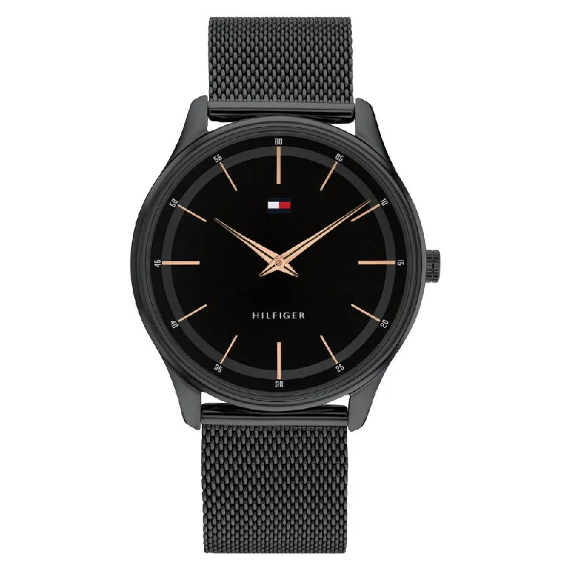 slim watches for men with round faces -TOMMY HILFIGER Men Adrian - TH1710470